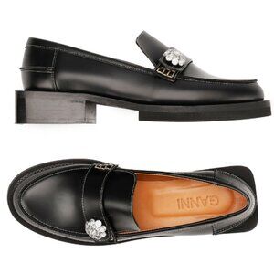 Ganni Jewel Moccasin Loafer - Size 38